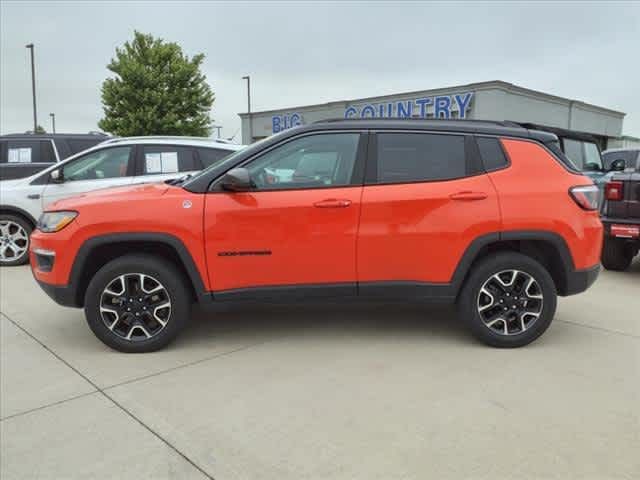 Used 2021 Jeep Compass Trailhawk with VIN 3C4NJDDB7MT503779 for sale in Madison, NE