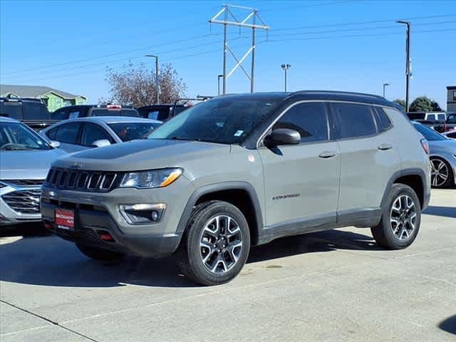 Used 2021 Jeep Compass Trailhawk with VIN 3C4NJDDBXMT589976 for sale in Madison, NE